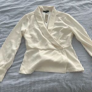 J. Crew women’s tuxedo blouse, NWT